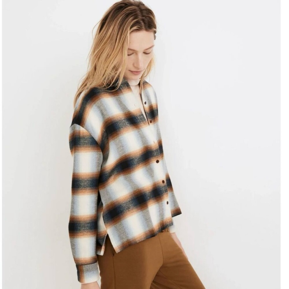 Madewell Flannel Westlake Shirt in Allen Plaid